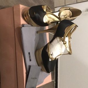 Miu Miu platform pumps